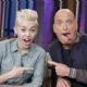 Miley Cyrus and Woody Harrelson makes an appearance on The Tonight Show with Jay Leno on Thursday (January 30) in Burbank,Ca