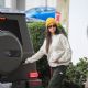 Shay Mitchell – Out for pizza lunch with friends in West Hollywood