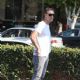 Aaron Eckhart spotted at Bristol Farms on Beverly Hills, California on August 5, 2016