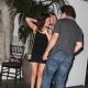 Rose McGowan rocks a little black dress as she arrives at Chateau Marmont in West Hollywood