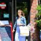 Helena Christensen out in New York