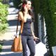 Actress and busy mom Jordana Brewster stops by a gym for a workout in West Hollywood, California on August 24, 2015