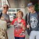 Bruce Dickinson & Leana Dolci with a fan