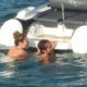 Francesca Sofia Novello – In a swimsuit on a yacht in Italy