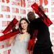 Dua Lipa and Stormzy -  The Brit Awards 2018 - Press Room - London