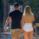 Ellie O’Donnell in Bikini Top and Shorts on holiday in Marbella