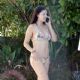Adriana Lima – Spotted on the beach in Miami