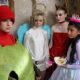 The gang Georgia Groome, Georgia Henshaw, Eleanor Tomlinson and Manjeeven Grewal in Angus, Thongs and Perfect Snogging.