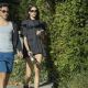 Kaia Gerber – Takes her dog out for a walk in Los Angeles
