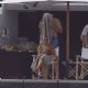 Sofia Richie – In a green bikini on a yacht in Ibiza