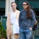 Elle Fanning – Seen on shopping trip with mom in Soho
