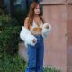 Suki Waterhouse – With Riley Keough at set of ‘Daisy Jones and The Six’ at the Glendale City Jail