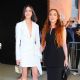 Lindsay Lohan – With Dina and Ali arrive at The Drew Barrymore Show in New York