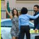Sam Esmail and Emmy Rossum