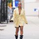 Keke Palmer in Yellow Coat – Out in New York City