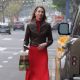 Whitney Port – Looking chic in a red dress and leather jacket