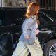 Minka Kelly – Seen at a salon in Los Angeles