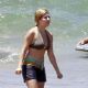 Jennette McCurdy wearing a pretty bikini and board shorts was spotted kayaking with a male friend in Maui