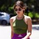 Lucy Hale – In shorts Out in Los Angeles