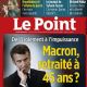 Emmanuel Macron - LE POINT Magazine Cover [France] (23 March 2023)