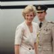 Princess Diana boarding the Royal Flight at Douala International Airport in Douala, Cameroon - 23 March 1990