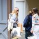 Sophie Turner – Stops by Taylor Swift’s house in New York