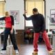 Megan (Shoshana Bush, left) gets a demonstration of Thomas' (Damon Wayans, Jr., right) dancing moves in the comic spoof 'Dance Flick.' Photo Credit: Glen Wilson. Copyright ©2009 by PARAMOUNT PICTURES CORPORATION. All Rights Reserved.