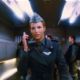 Jolene Blalock as Captain Lola Beck in Starship Troopers 3: Marauder