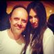Lars Ulrich and Jessica Miller