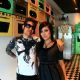Davey Havok and Brittany Bowen at the Johnny cupcakes store