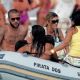 Daniel Alves and Dinora Santana