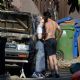 Kelly Osbourne – With her boyfriend Erik Bragg helping him fix his old station wagon in Los Angeles