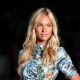 Candice Swanepoel struts the runway at the 33rd São Paulo Fashion Week (SPFW) as part of the Colcci fashion show at Parque Ibirapuera