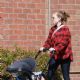 Kate Mara – Running errands with her baby in Los Feliz