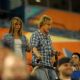 Jennifer Aniston And Owen Wilson Film A Scene For The Movie Marley & Me At The Florida Marlins Game, 2008-05-02
