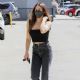 Jenna Dewan – In black denim pants and black top run errand in Burbank