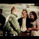 Leonardo DiCaprio, Kate Winslet  and James Cameron behind the scenes of Titanic (1997)