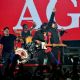 Tom Morello of Prophets of Rage performs onstage during KROQ Almost Acoustic Christmas 2017 at The Forum on December 9, 2017 in Inglewood, California