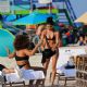 Chantel Jeffries – Spotted at the beach of The Setai hotel in Miami
