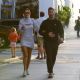 Alessandra Ambrosio – In a grey dress  with boyfriend Richard Lee in Santa Monica