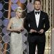 Anna Faris and Chris Pratt  - 72nd Annual Golden Globe Awards