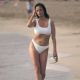 Chantelle Houghton – In a white bikini on the beach in Tenerife
