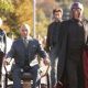 Ororo Munroe (Storm), Professor Charles Xavier, Logan (Wolverine) and Eric Lensherr (Magneto)