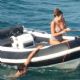 Francesca Sofia Novello – In a swimsuit on a yacht in Italy