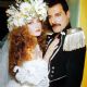 Jane Seymour and Freddie Mercury