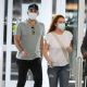 Lindsay Lohan – With husband Bader Shammas seen at JFK Airport in New York