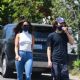 Eiza Gonzalez and Timothee Chalamet – Out for a hike in Los Angeles