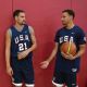 Stephen Curry #49 of the 2015 USA Basketball Men's National Team attends a practice session at the Mendenhall Center on August 11, 2015 in Las Vegas, Nevada
