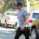 Liam Hemsworth arriving at a friends house (September 17)