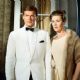Lois Maxwell and Roger Moore